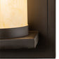 Meyda Lighting Legacy House 12" Oil Rubbed Bronze Wall Sconce With Creme Carrara Idalight Shade