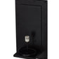 Meyda Lighting Legacy House 12" Textured Black Wall Sconce With Beige Tawnyrock Idalight Shade Glass