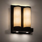 Meyda Lighting Legacy House 18" 4-Light Oil Rubbed Bronze Wall Sconce With Creme Carrara Idalight Shade