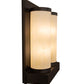 Meyda Lighting Legacy House 18" 4-Light Oil Rubbed Bronze Wall Sconce With Creme Carrara Idalight Shade