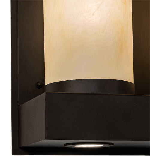 Meyda Lighting Legacy House 18" 4-Light Oil Rubbed Bronze Wall Sconce With Creme Carrara Idalight Shade