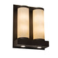 Meyda Lighting Legacy House 18" 4-Light Oil Rubbed Bronze Wall Sconce With Creme Carrara Idalight Shade