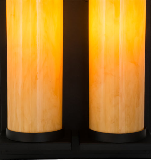 Meyda Lighting Legacy House 18" 4-Light Wall Sconce With Tawnyrock Idalight Shade Glass