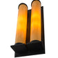 Meyda Lighting Legacy House 18" 4-Light Wall Sconce With Tawnyrock Idalight Shade Glass