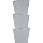 Meyda Lighting Lenox 17" LED Nickel Wall Sconce With White Eggshell Textrene Shade