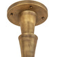 Meyda Lighting Lex 86" 13-Light Matte Brass Chandelier With Pink Shade Glass