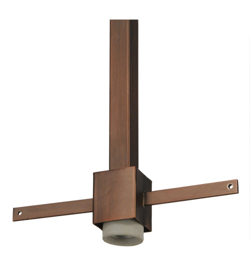 Meyda Lighting Liana 8" Brushed Copper Mini Pendant Light With Contrail Mist Idalight Shade Glass