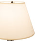 Meyda Lighting Lighthouse 13" 2-Light Black Double Lit Table Lamp With Ivory Textrene Shade