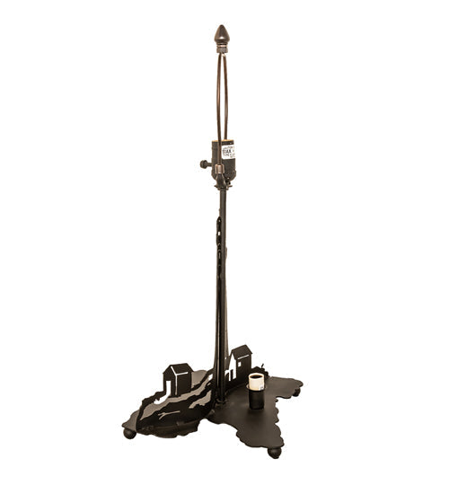 Meyda Lighting Lighthouse 15" Flat Black Table Lamp Base