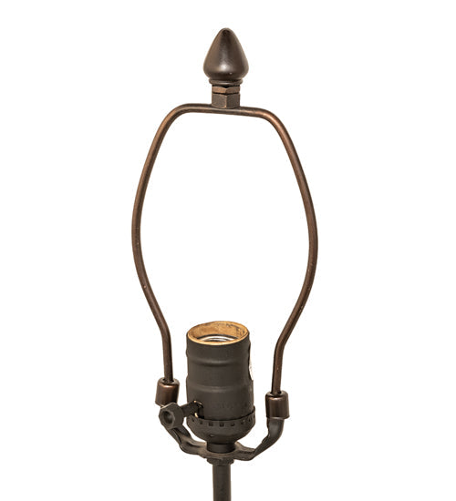 Meyda Lighting Lighthouse 15" Flat Black Table Lamp Base