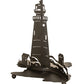 Meyda Lighting Lighthouse 23" 2-Light Bronze Table Lamp With Multi-Colored Shade Glass and Lighted Base