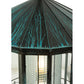 Meyda Lighting Lighthouse 29" 2-Light Verdi Lantern Pendant Light With Prismatic Clear Shade Glass