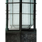 Meyda Lighting Lighthouse 29" Verdigris Lantern Pendant Light With Clear Prismatic Shade Glass