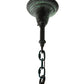 Meyda Lighting Lighthouse 29" Verdigris Lantern Pendant Light With Clear Prismatic Shade Glass