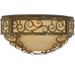 Meyda Lighting Lilliana 21" 3-Light Pompeii Gold Flush Mount Light With Sahara Taupe Idalight Shade