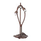 Meyda Lighting Lily 16" 3-Light Gooseneck Mahogany Bronze Table Lamp Base