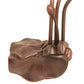 Meyda Lighting Lily 16" 3-Light Gooseneck Mahogany Bronze Table Lamp Base
