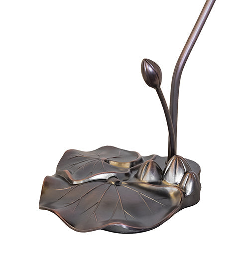 Meyda Lighting Lily 16" Mahogany Bronze Table Lamp Base