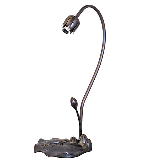 Meyda Lighting Lily 16" Mahogany Bronze Table Lamp Base