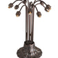 Meyda Lighting Lily 24" 10-Light Mahogany Bronze Table Lamp Base