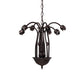 Meyda Lighting Lily 24" 7-Light Mahogany Bronze Chandelier Hardware