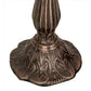 Meyda Lighting Lily 8" Mahogany Bronze Table Lamp Base