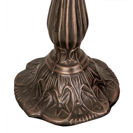 Meyda Lighting Lily 8" Mahogany Bronze Table Lamp Base