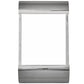 Meyda Lighting Limoux 9" LED Polished Nickel Wall Sconce With Clear & Frosted Clear Shade Glass