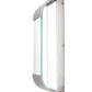 Meyda Lighting Limoux 9" LED Polished Nickel Wall Sconce With Clear & Frosted Clear Shade Glass