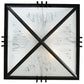 Meyda Lighting Lineage 38" 4-Light Timeless Bronze Inverted Pendant Light With White Shade Glass