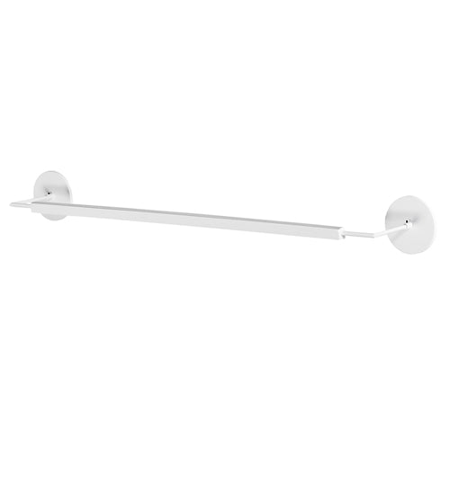 Meyda Lighting Lineal 47" LED Gloss White Wall Sconce With Contrail Mist Idalight Shade