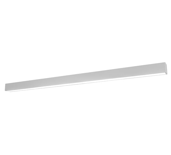 Meyda Lighting Lineal 84" LED White Wall Sconce With White Statuario Idalight Shade Glass