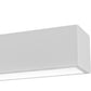 Meyda Lighting Lineal 84" LED White Wall Sconce With White Statuario Idalight Shade Glass