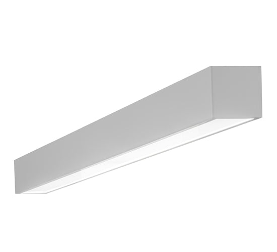 Meyda Lighting Lineal 84" LED White Wall Sconce With White Statuario Idalight Shade Glass