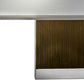 Meyda Lighting Lineal Intersect 20" 2-Light Nickel Wall Sconce With White Textrene Shade