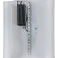 Meyda Lighting Linne 12" 3-Light LED Timeless Bronze Wall Sconce With White Fabric Wrap Shade