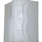 Meyda Lighting Linne 12" 3-Light LED Timeless Bronze Wall Sconce With White Fabric Wrap Shade