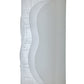 Meyda Lighting Linne 12" 3-Light LED Timeless Bronze Wall Sconce With White Fabric Wrap Shade