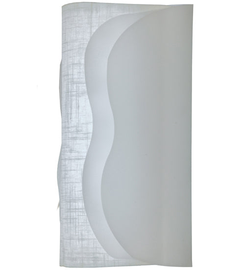 Meyda Lighting Linne 12" 3-Light LED Timeless Bronze Wall Sconce With White Fabric Wrap Shade