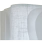 Meyda Lighting Linne 12" 3-Light LED Timeless Bronze Wall Sconce With White Fabric Wrap Shade