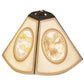 Meyda Lighting Lithophane 12" Americana White Shade