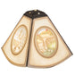 Meyda Lighting Lithophane 12" Americana White Shade