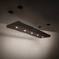 Meyda Lighting Live Edge Walnut 93" 5-Light Natural Wood Island Pendant Light