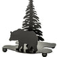 Meyda Lighting Lone Bear 10" Textured Black Table Lamp Base