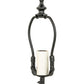 Meyda Lighting Lone Bear 10" Textured Black Table Lamp Base