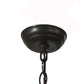 Meyda Lighting Lone Bear 6" Timeless Bronze Northwoods Mini Pendant Light With Amber Mica Shade Glass