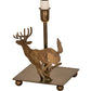 Meyda Lighting Lone Deer 11" Antique Copper Table Lamp Base