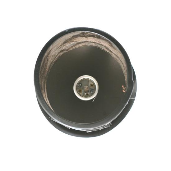 Meyda Lighting Lone Deer 6" Timeless Bronze Lantern Mini Pendant Light With Silver Mica Shade Glass