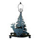 Meyda Lighting Lone Deer 9" Textured Black Table Lamp Base
