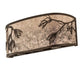 Meyda Lighting Lone Pine 20" 2-Light Tyler Bronze Vanity Light With Silver Mica Shade Glass